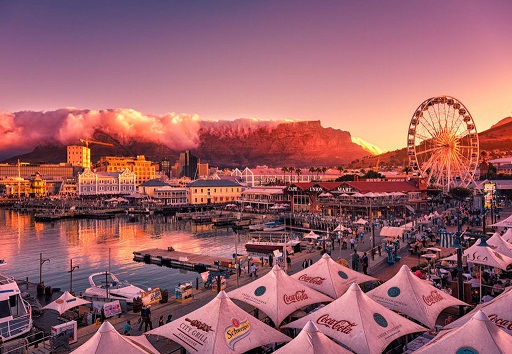 Victoria and Alfred waterfront is one of the most popular places of tourism in South Africa, Cape Town