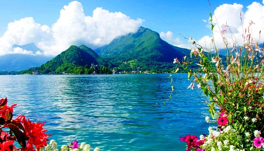 Lake Annecy is one of the most beautiful tourist destinations in Annecy, France