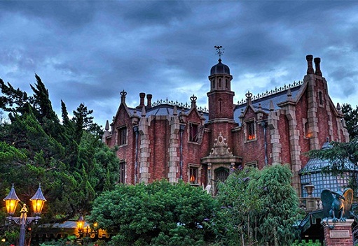 Gothic castle in Tokyo Disneyland resort