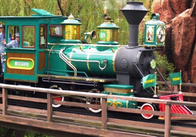 Train tour of Tokyo Disneyland Resort