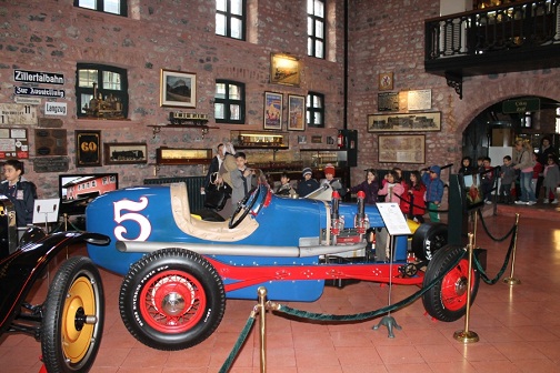 Racing cars at the Rahmi Koç Museum in Istanbul