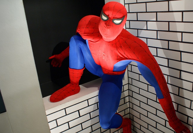 Spiderman at the Griffin Museum in Paris, France