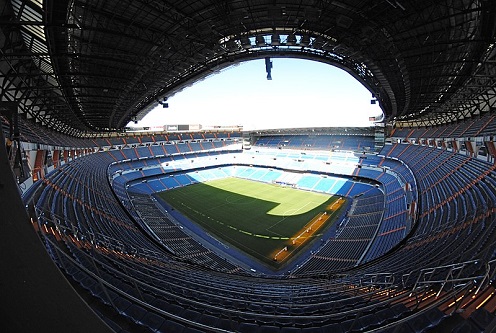 Tour of the Santiago Bernabeu Stadium in Madrid, Spain