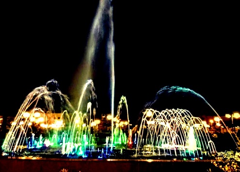 Al-Faisaliah Garden Fountain in Taif