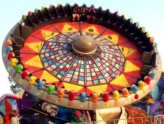 The wheel of King Faisal Park in Taif