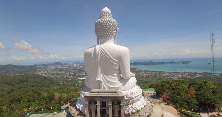 Giant Buddha statue in Thailand