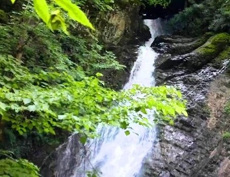 The seven guzel waterfalls are tourist places in Gabala