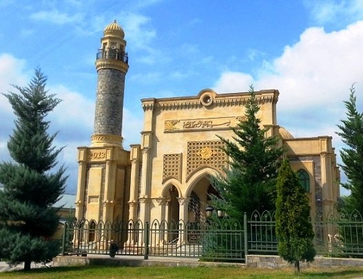 Gabala new mosque in Azerbaijan
