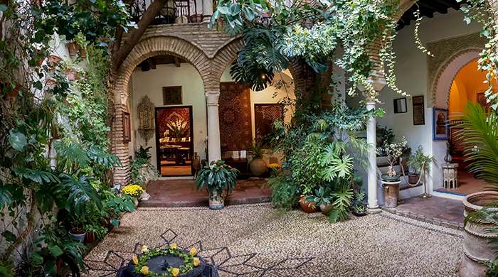 Andalusian house is one of the most famous tourist places in Spain, Cordoba