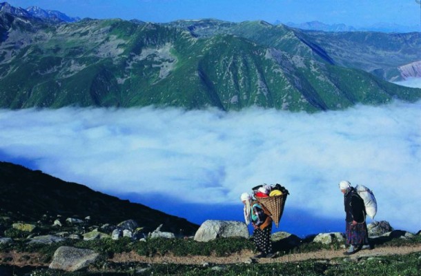 The Chagran Kaya summit is one of the most beautiful places of tourism in Risa Turkey