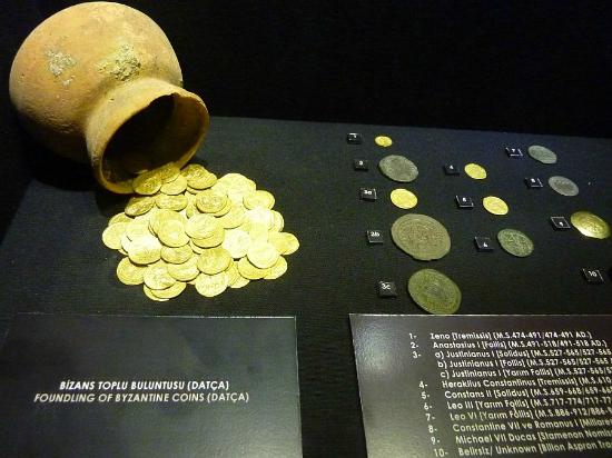 Coins at Bodrum Museum of Marine Archeology