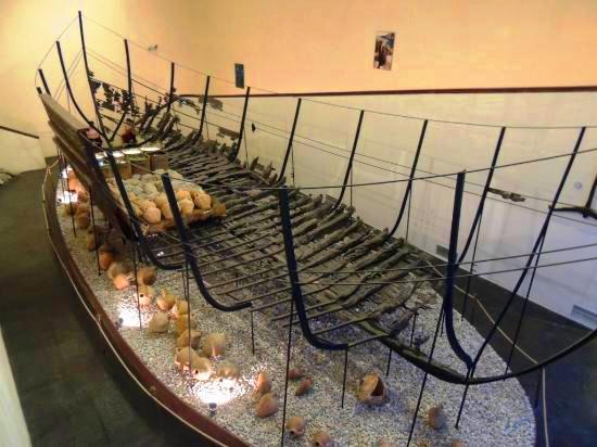 Hull of the Bodrum Museum of Marine Archeology