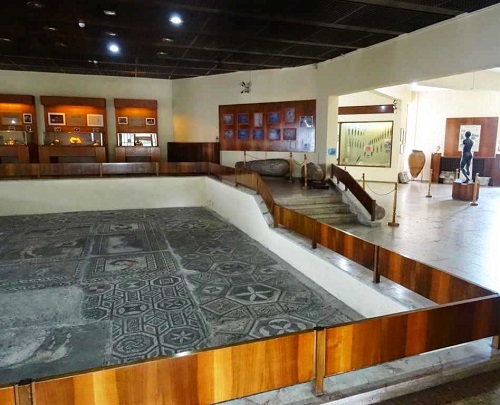 The main hall of the Museum of Archeology and Ethnography in Samsun, Turkey