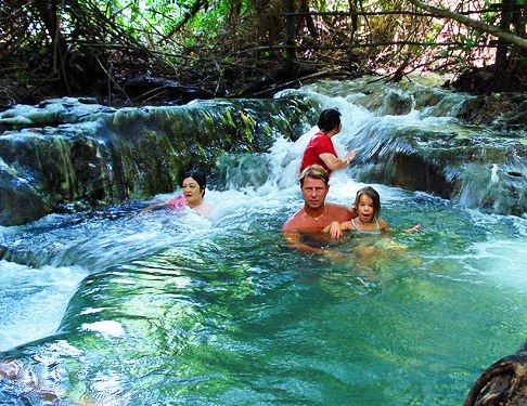 Krabi hot spring pools in Krabi