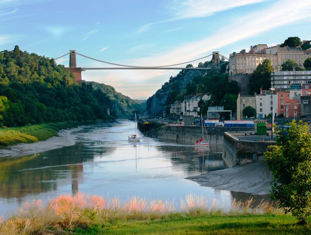 Clifton Bridge is one of the most popular tourist places in Bristol, England