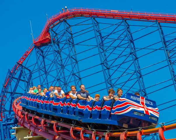 Blackpool amusement park one of the most famous places of tourism in Blackpool England