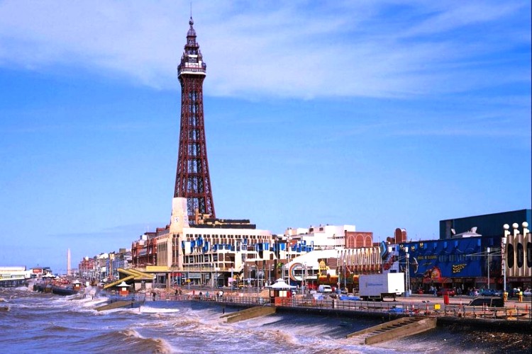 Blackpool Tower is one of the best tourist places in Blackpool Britain