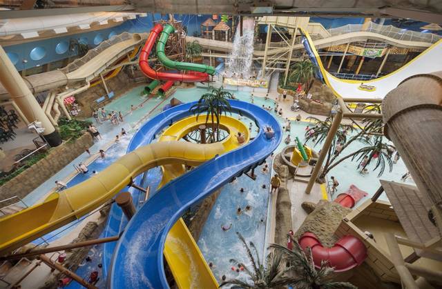 Sand Castle Water Park, one of the most beautiful entertainment places in the British Blackpool