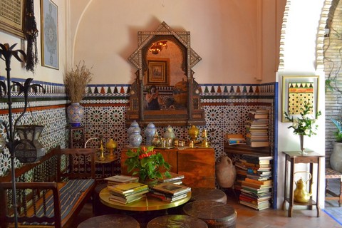Andalusian house is one of the most beautiful tourist places in Spain, Cordoba
