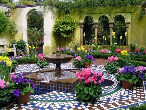 Andalusian house in the city of Cordoba