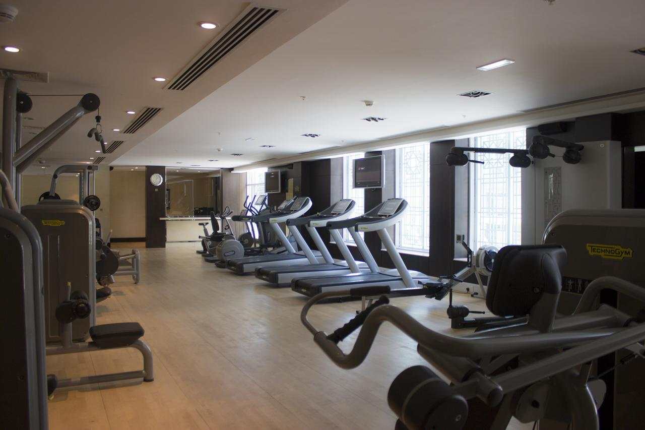 Fitness center inside Ramada Hotel Dubai