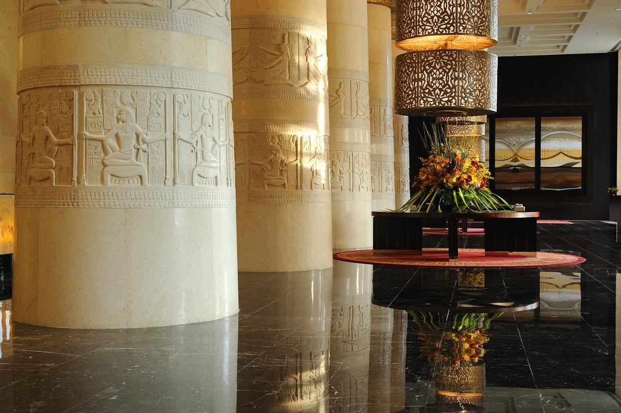 Raffles Hotel in Dubai is one of the best hotels in Dubai, UAE