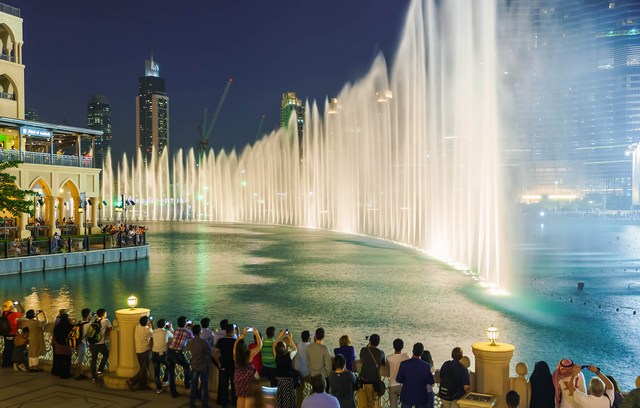 Burj Khalifa Park is one of the best tourism places in Dubai