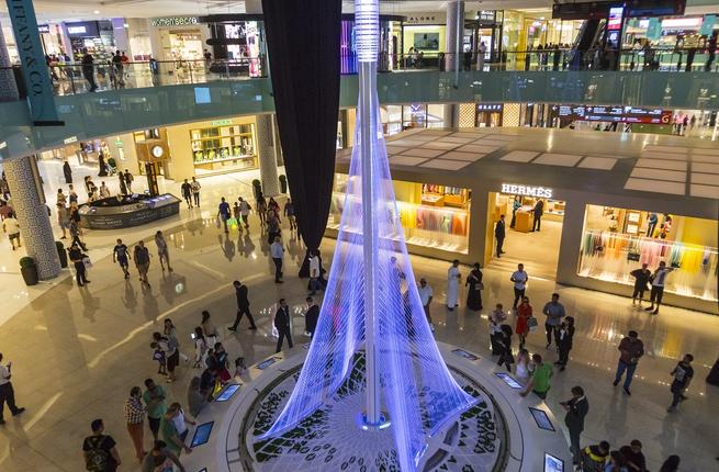 The Dubai Mall cinema is one of the most important places of tourism in Dubai