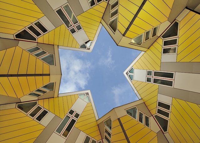 The cubic houses in Rotterdam are of the most important landmarks of Rotterdam
