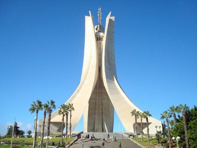 The shrine of the martyr Algeria is one of the best places for tourism in Algiers