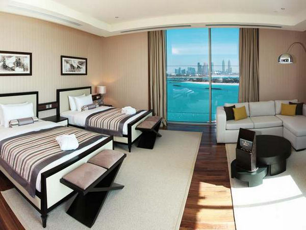The Palm Dubai Hotel boasts stunning sea views 