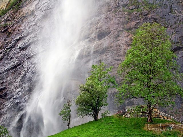 Trommelbach Falls is one of the best waterfalls in Interlaken
