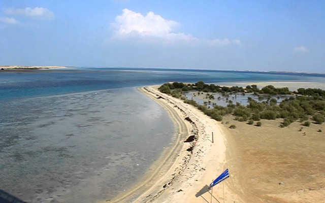 Abra Coast on Forsan Island, Saudi Arabia