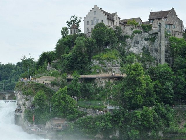 Leuven Castle near the Rhine Falls