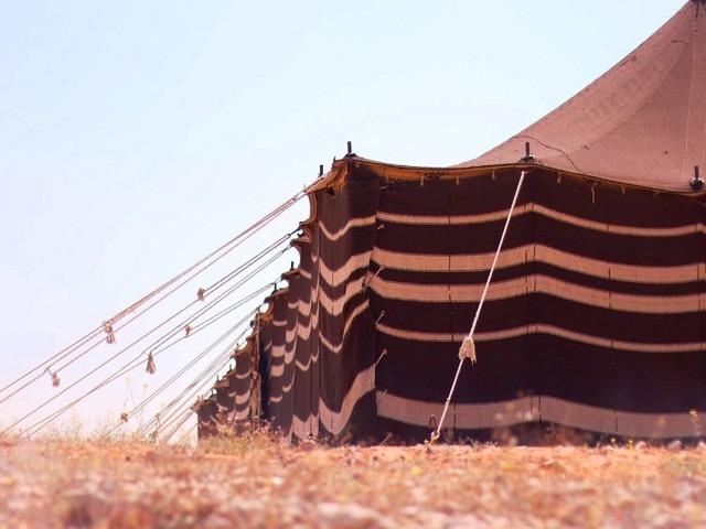 Poetry houses in King Salman Wild Park in Riyadh, Saudi Arabia