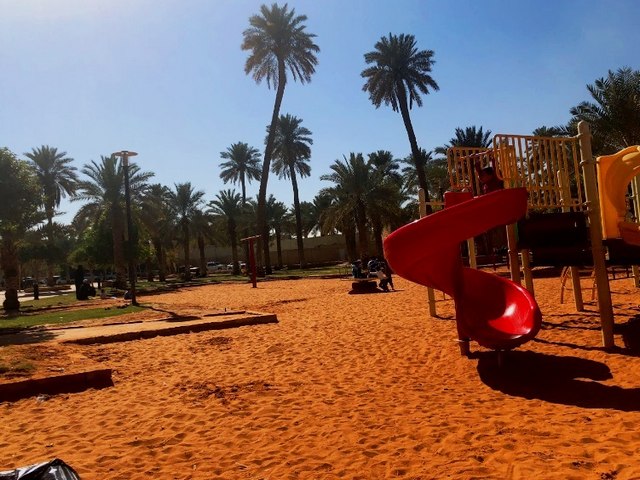 Children playgrounds in Al Diriyah Park