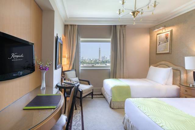 The Kempinski Nile Hotel Cairo is considered one of the best Cairo hotels on the Nile, as it includes many services, making it the perfect choice 