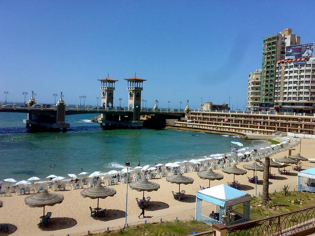 Stanley Beach is one of Alexandria's distinctive beaches 