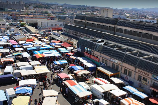 Marseille city markets