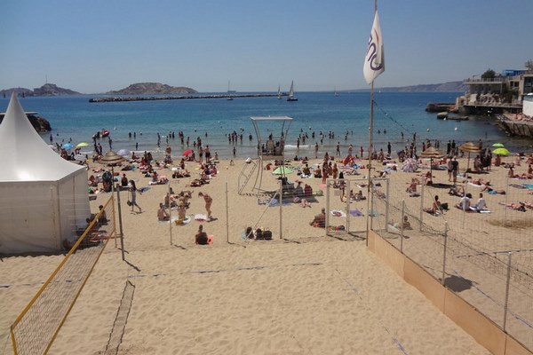 The beaches of Marseille