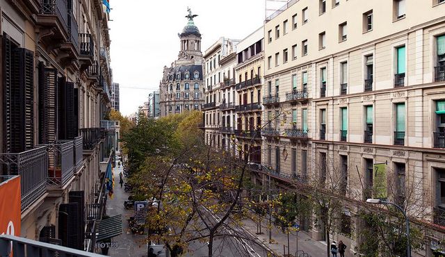 The most beautiful street in Barcelona