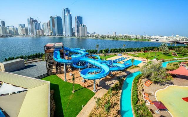 Sharjah Water Park is one of the most beautiful gardens in Sharjah