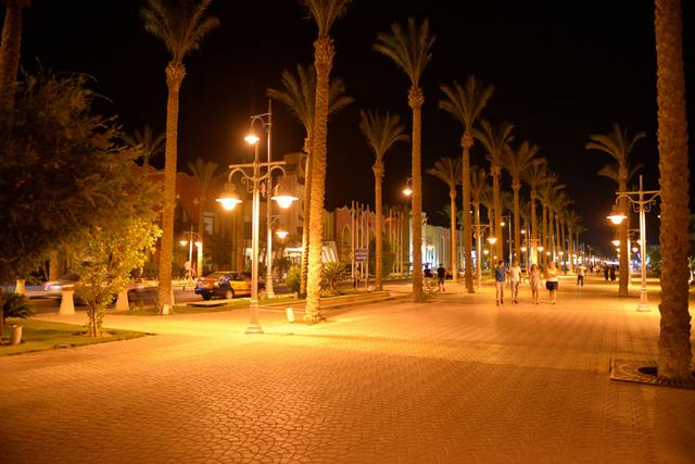 Al Mamsha Tourist Street is one of the most famous streets of Hurghada