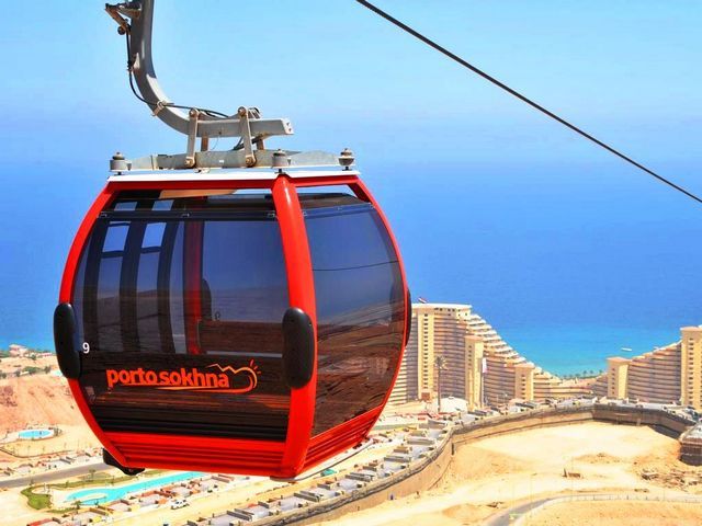 The Ain Sokhna cable car in Egypt