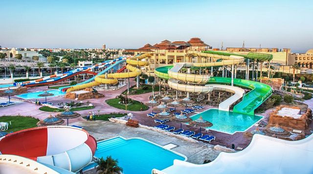 The location of Tia Makadi Hotel in Hurghada