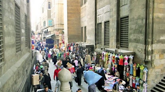 The streets of Cairo, Egypt