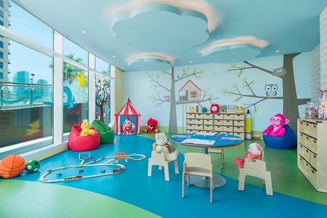 Children's playroom at Damac Maison Royale Dubai 