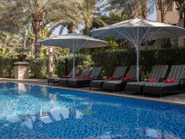 Jumeirah Dar Al Masif features an upscale outdoor pool