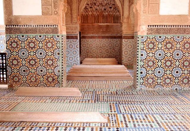 Saadian tombs in Marrakech