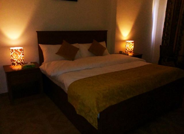 Air-conditioned bedrooms in the Marsa Aqaba Hotel